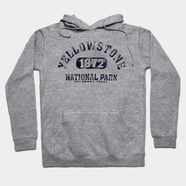 Vintage yellowstone national park 1872 Hoodie by Gpumkins Art